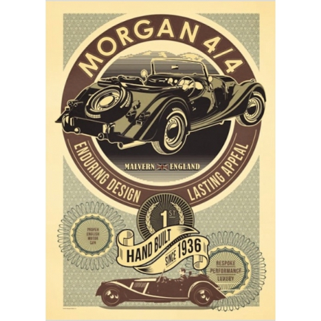 Plakát Morgan 4/4 - trvalý design